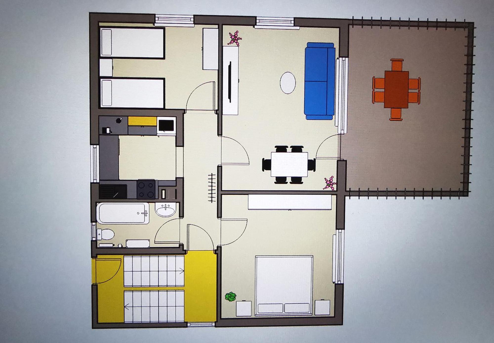 3 Zimmer-Apartment Mit Terrasse Gernsbach Exterior foto